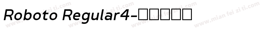Roboto Regular4字体转换